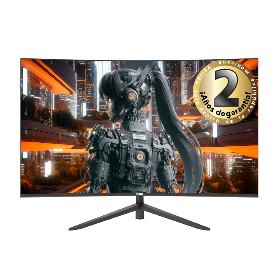 Monitor High Performance Gamer 27" Curvo para PC Gaming 2K con Bocinas Integradas