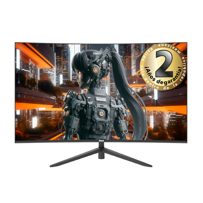 Monitor High Performance Gamer 27" Curvo para PC Gaming 2K con Bocinas Integradas