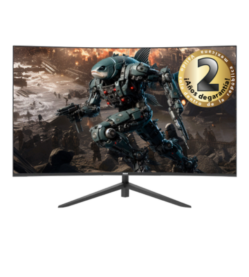 Monitor Gamer 27" Curvo para PC Gaming con Bocinas Integradas y Resolución FHD