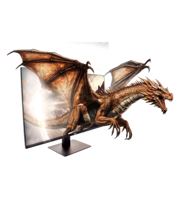 Monitor Gamer 27" Plano para PC Gaming con Bocinas Integradas y Resolución FHD